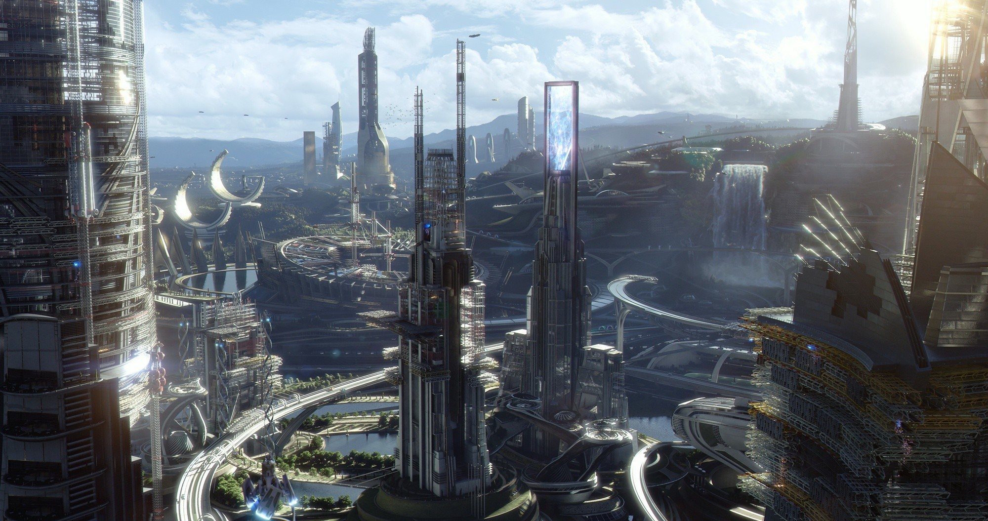 A scene from Walt Disney Pictures' Tomorrowland (2015)