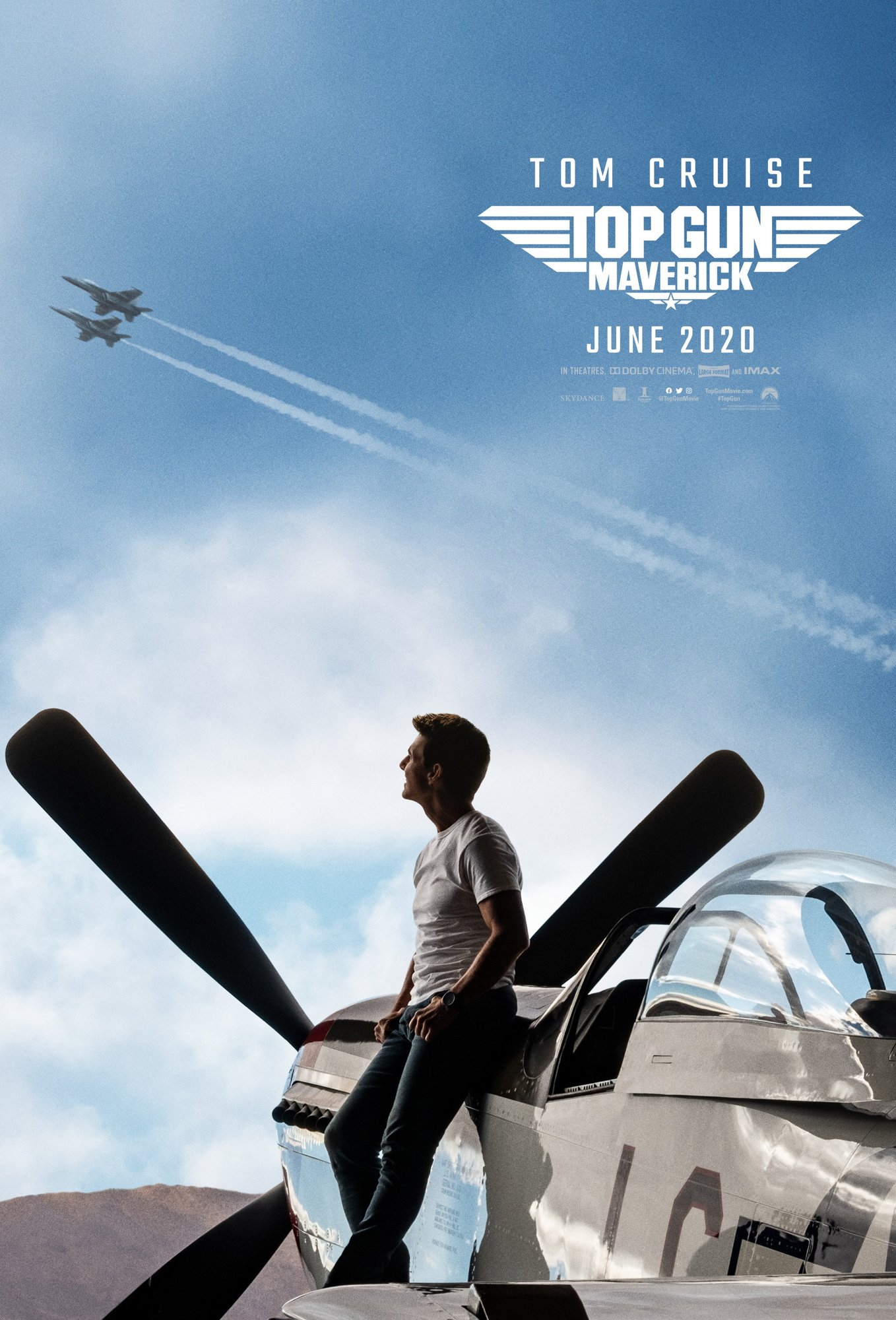 Poster of Paramount Pictures' Top Gun: Maverick (2020)