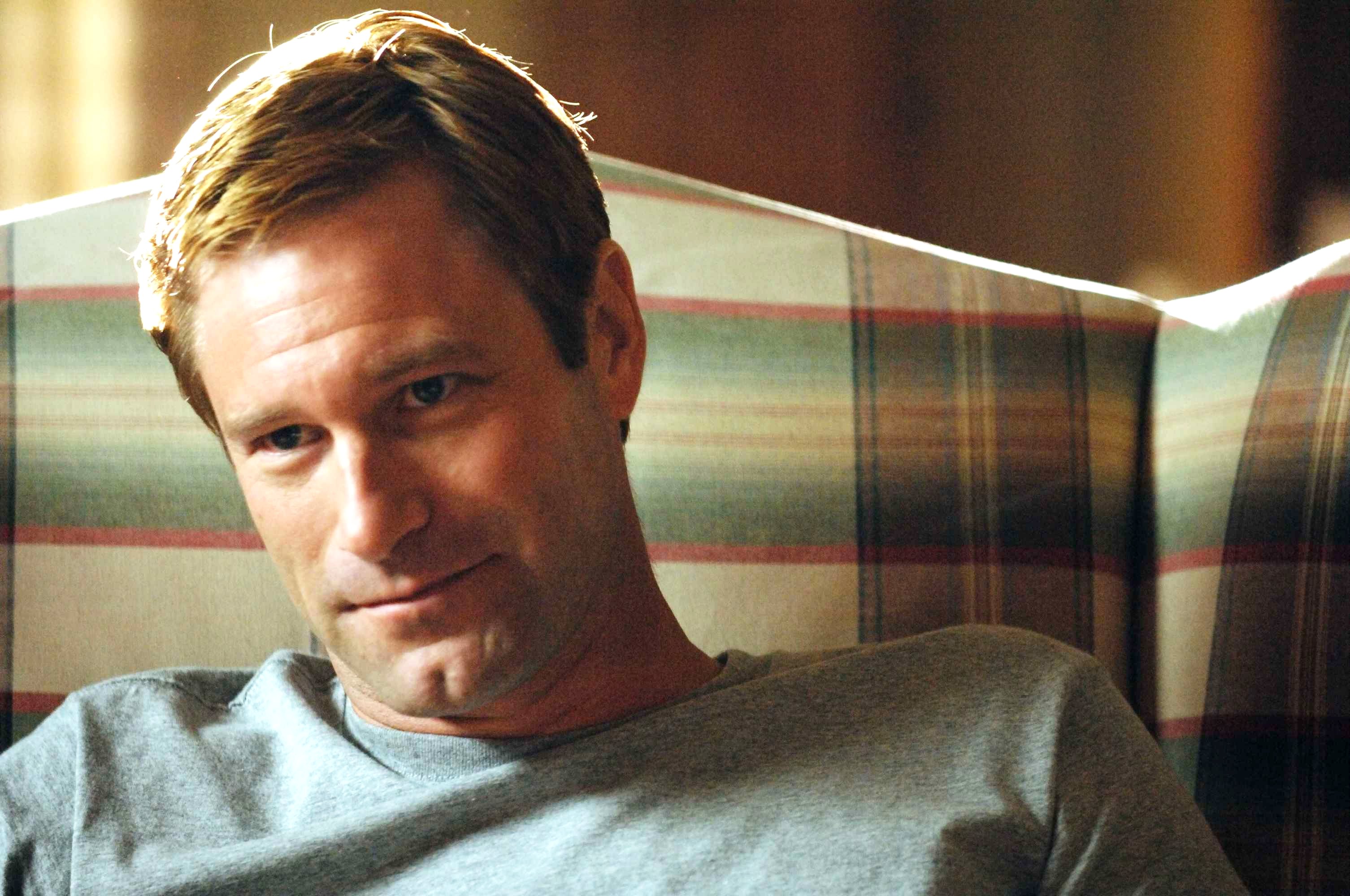 Aaron Eckhart stars as Travis Vuoso in Warner Independent Pictures' Towelhead (2008). Photo Credit by Dale Robinette.