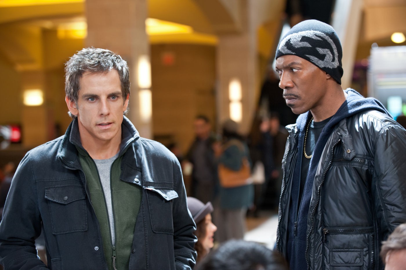 Ben Stiller stars as Josh Kovacs and Eddie Murphy stars as Slide in Universal Pictures' Tower Heist (2011)
