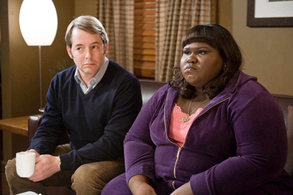 Matthew Broderick stars as Chase Fitzhugh and Gabourey Sidibe stars as Odessa Montero in Universal Pictures' Tower Heist (2011)