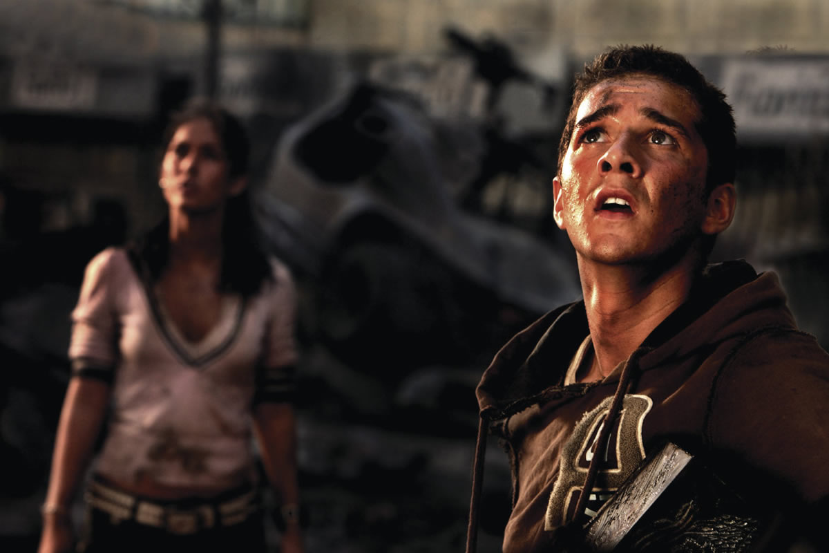 Shia LaBeouf as Sam 'Spike' Witwicky in DreamWorks' Transformers (2007)