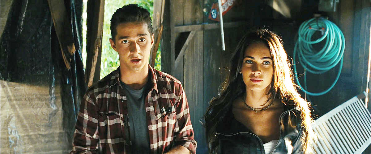 Shia LaBeouf stars as Sam Witwicky and Megan Fox stars as Mikaela Banes in DreamWorks SKG's Transformers: Revenge of the Fallen (2009)