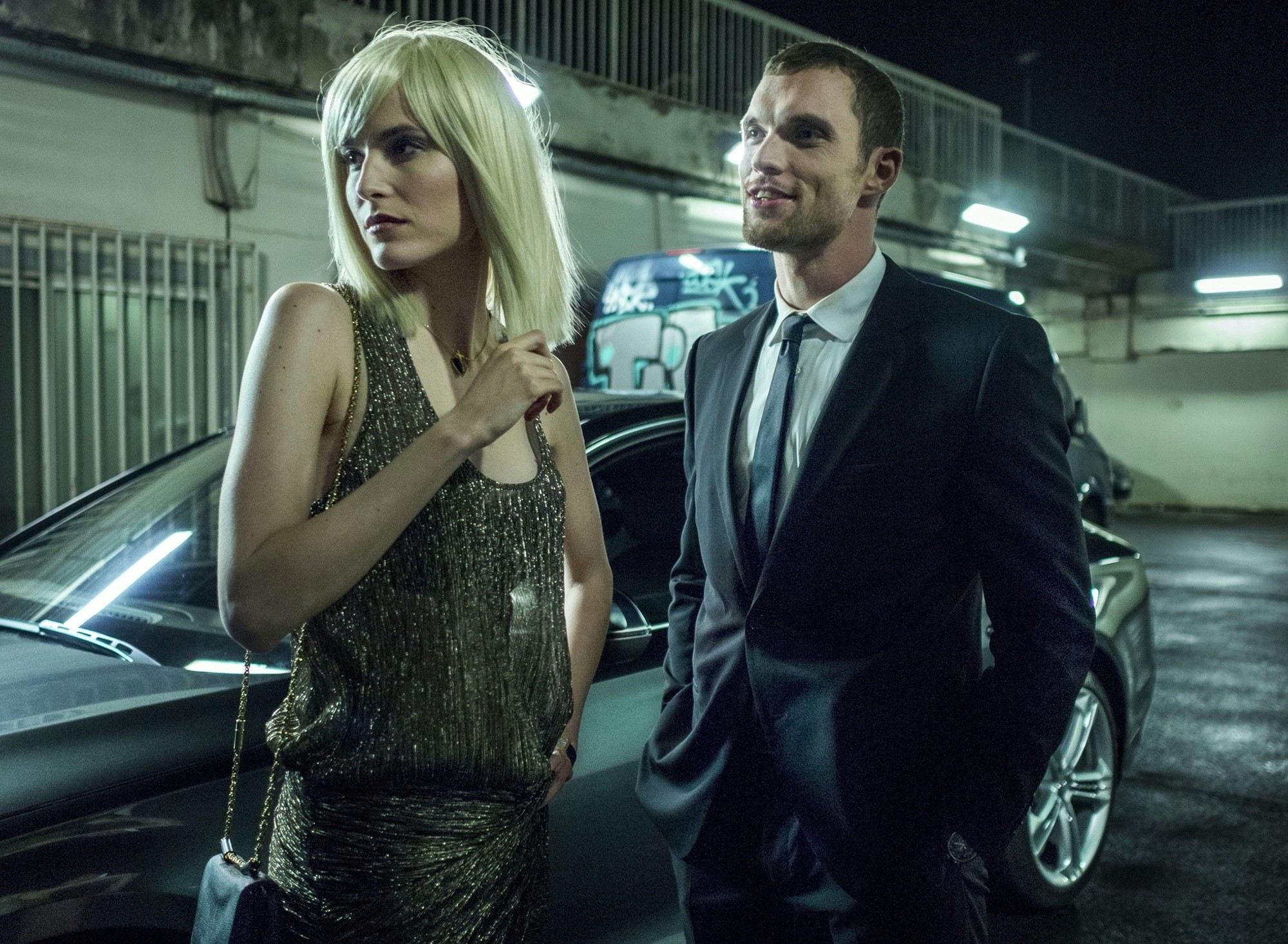 Tatiana Pajkovic stars as Maria and Ed Skrein stars as Frank Martin in EuropaCorp USA's The Transporter Refueled (2015)