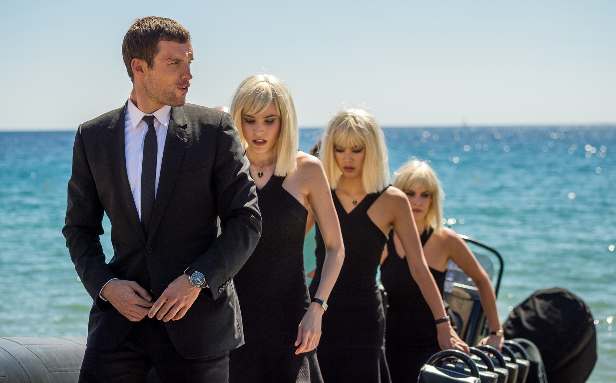 Ed Skrein, Tatiana Pajkovic, Yu Wenxia and Gabriella Wright in EuropaCorp USA's The Transporter Refueled (2015)