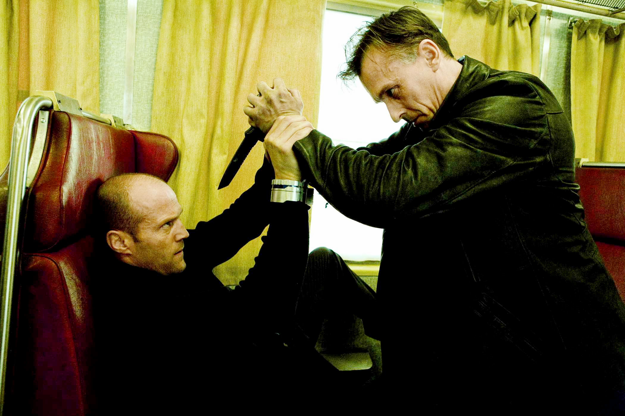 Jason Statham stars as Frank Martin and Robert Knepper stars as Johnson in Lionsgate Films' Transporter 3 (2008). Photo credit by Magali Bragard.