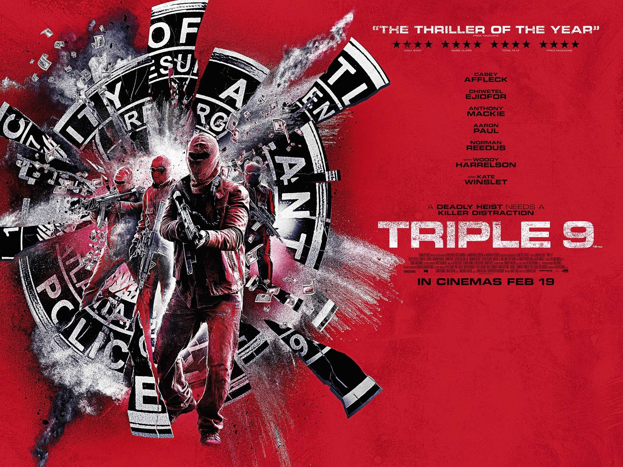 Poster of Open Road Films' Triple 9 (2016)