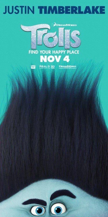 Poster of DreamWorks Pictures' Trolls (2016)