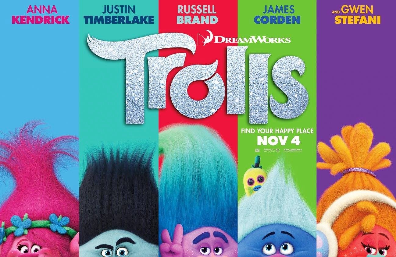 Poster of DreamWorks Pictures' Trolls (2016)