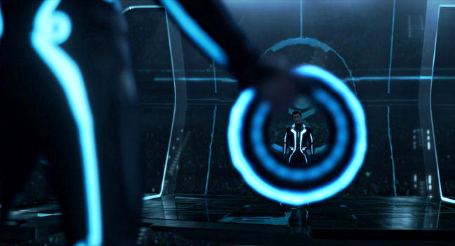 A scene from Walt Disney Pictures' Tron Legacy (2010)