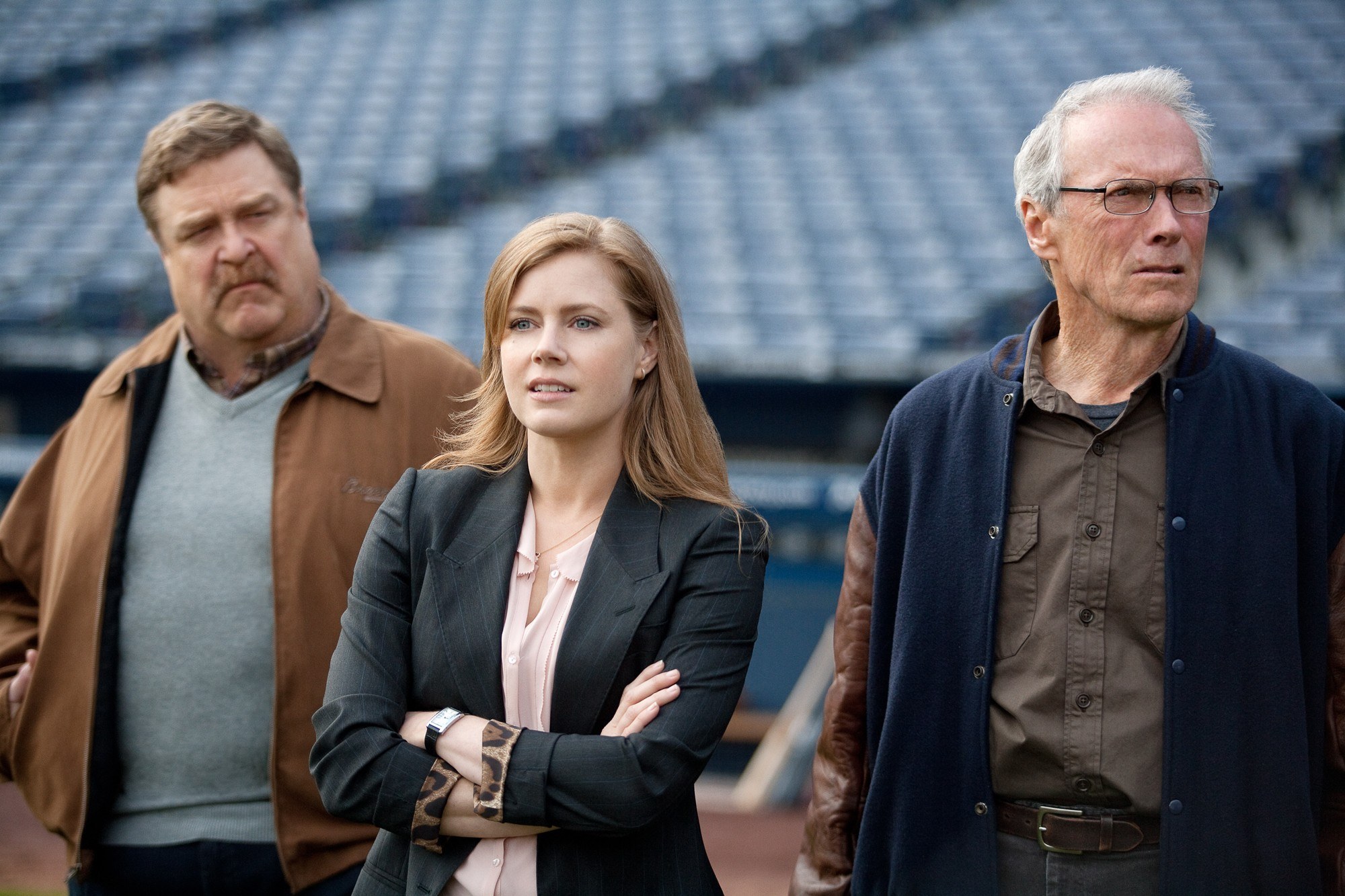 John Goodman, Amy Adams and Clint Eastwood in Warner Bros. Pictures' Trouble with the Curve (2012)
