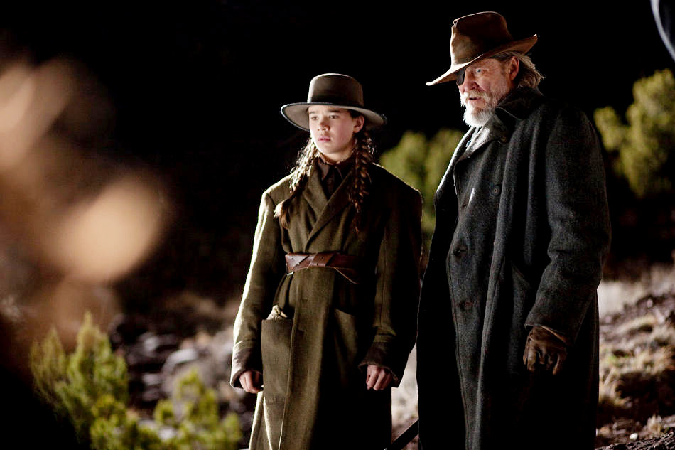 Jeff Bridges stars as Marshal Reuben J. Cogburn and Hailee Steinfeld stars as Mattie Ross in Paramount Pictures' True Grit (2010)