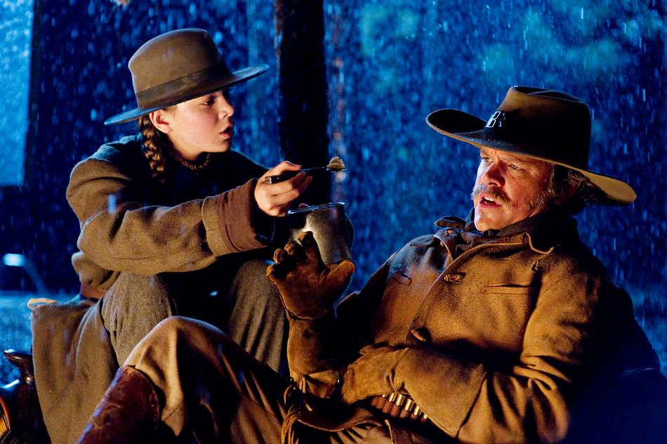 Hailee Steinfeld stars as Mattie Ross and Matt Damon stars as LeBoeuf in Paramount Pictures' True Grit (2010)