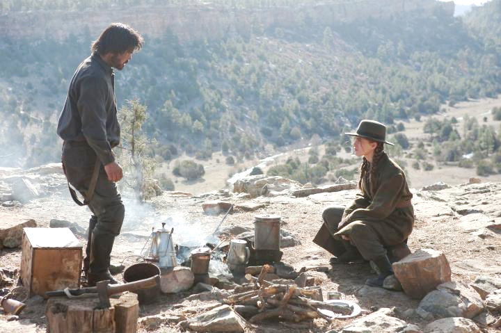 Josh Brolin stars as Tom Chaney and Hailee Steinfeld stars as Mattie Ross in Paramount Pictures' True Grit (2010)