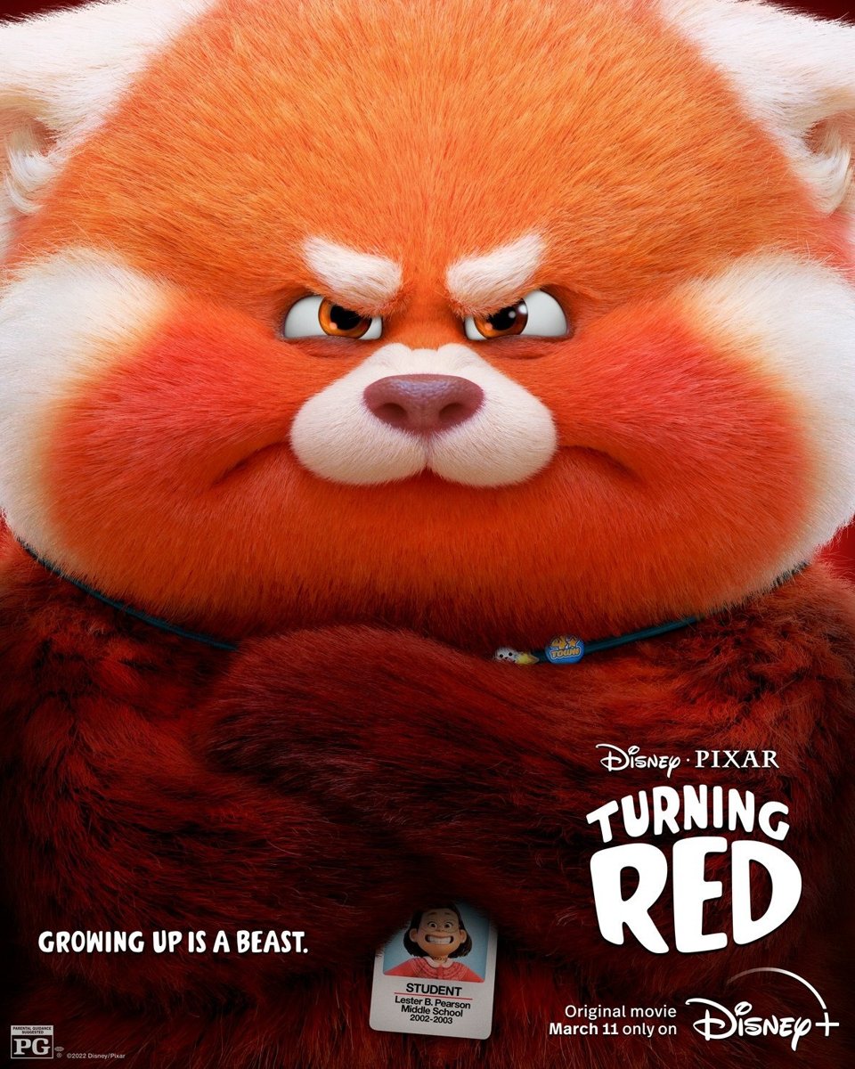 Poster of Turning Red (2022)
