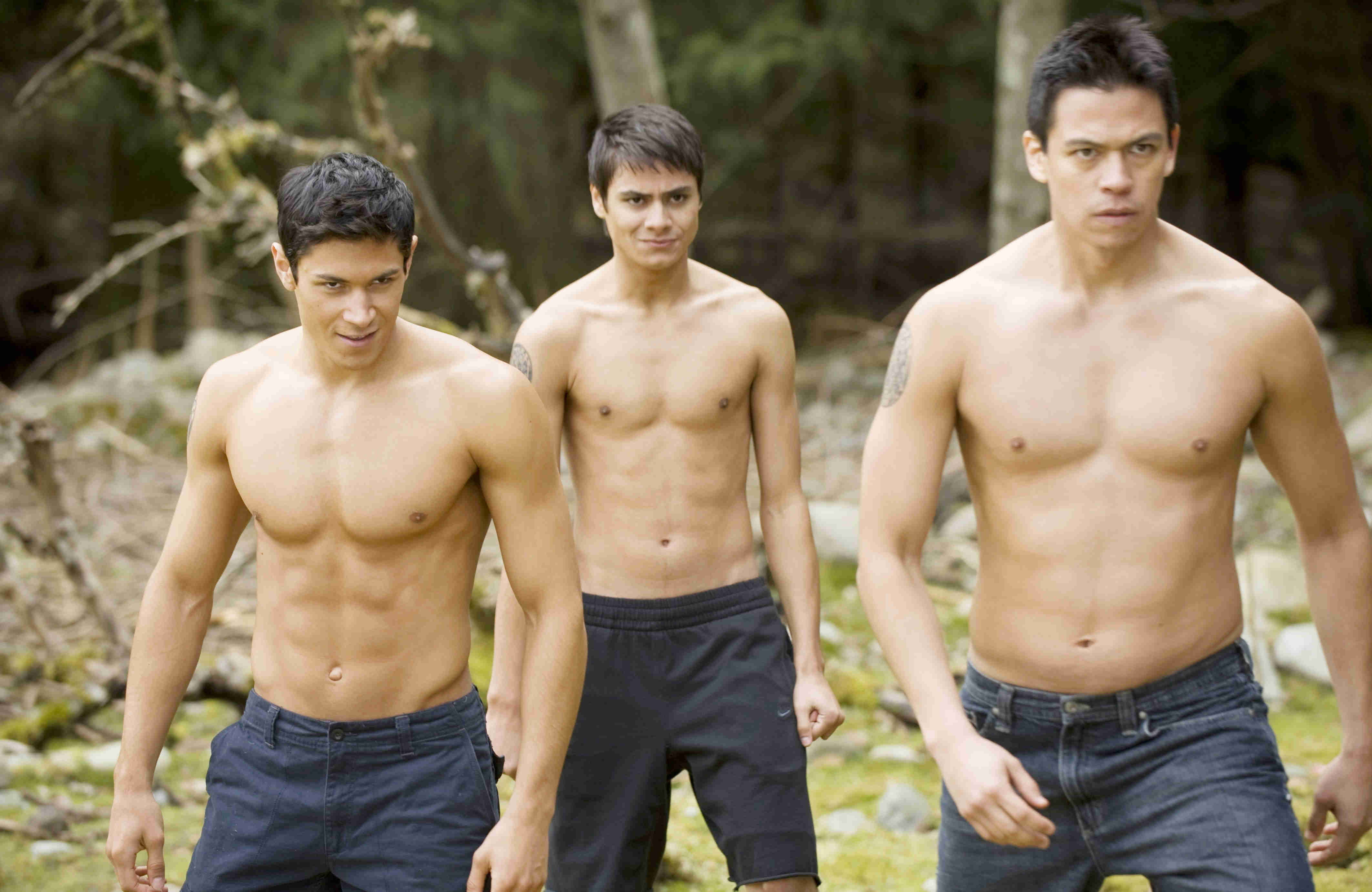 Alex Meraz, Kiowa Gordon and Chaske Spencer in Summit Entertainment's The Twilight Saga's New Moon (2009)