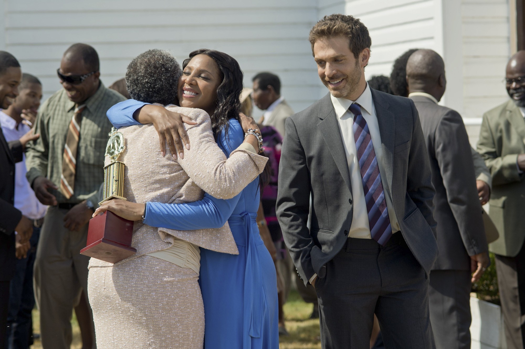 Toni Braxton stars as Nina and David Julian Hirsh stars as Jacob in Lifetime's Twist of Faith (2013)