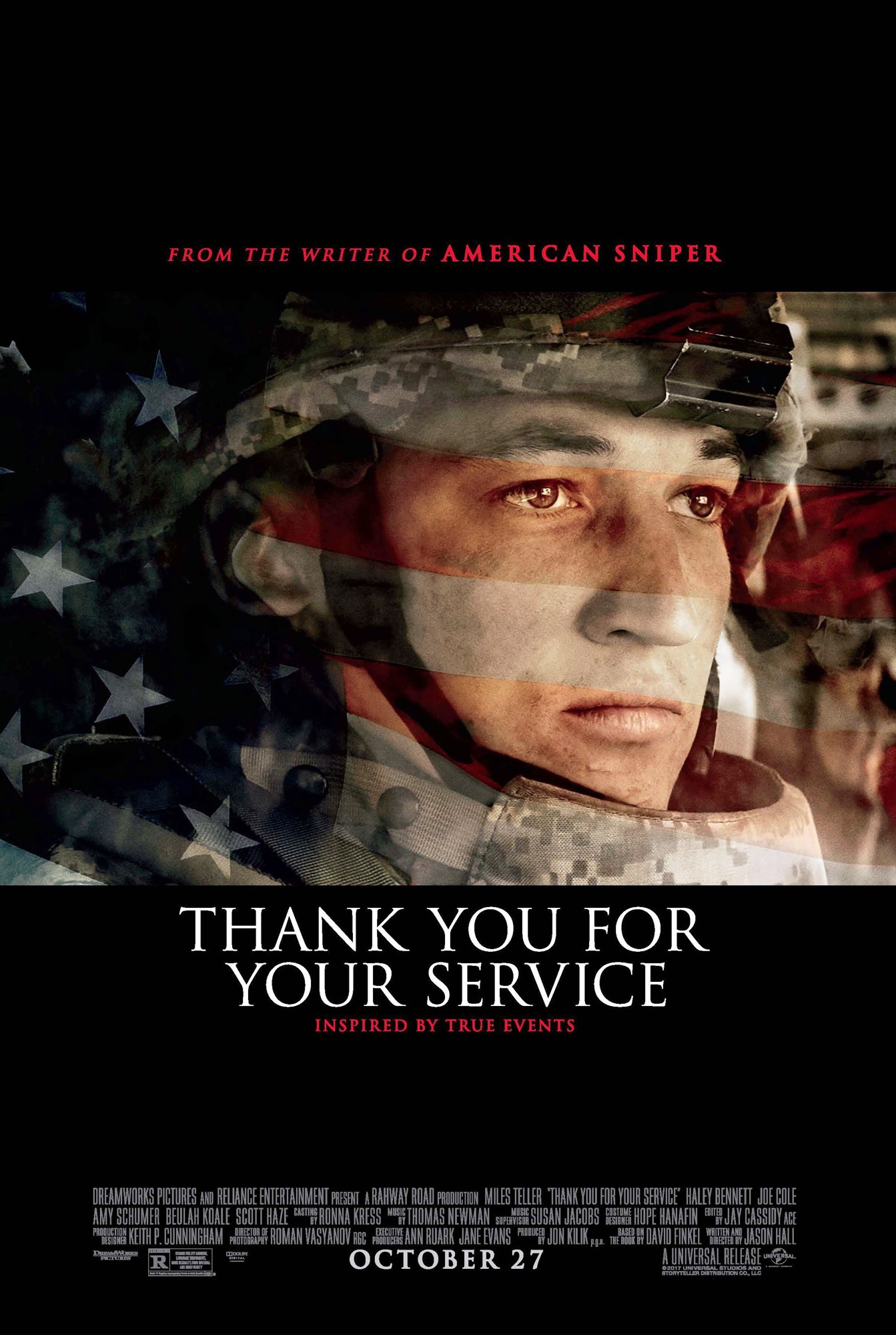 Poster of Universal Pictures' Thank You for Your Service (2017)