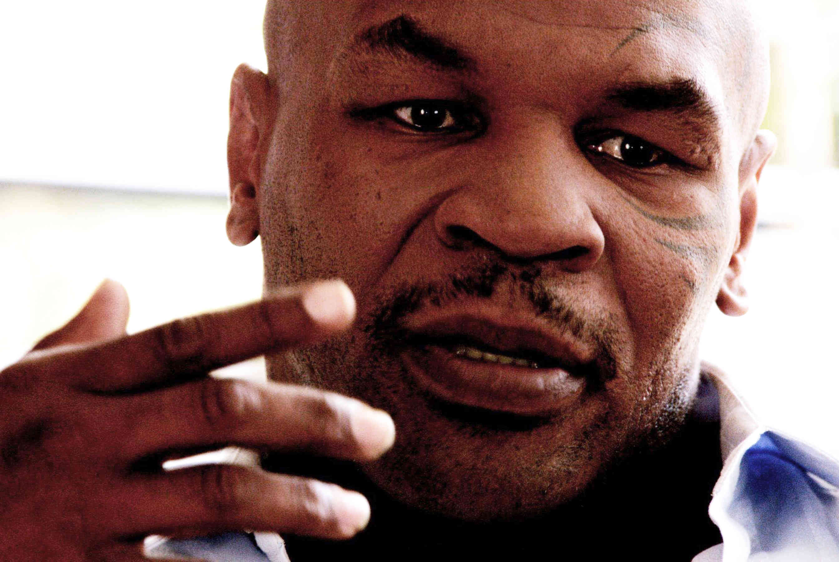 Mike Tyson in Sony Pictures Classics' Tyson (2009). Photo credit by Larry McConkey.