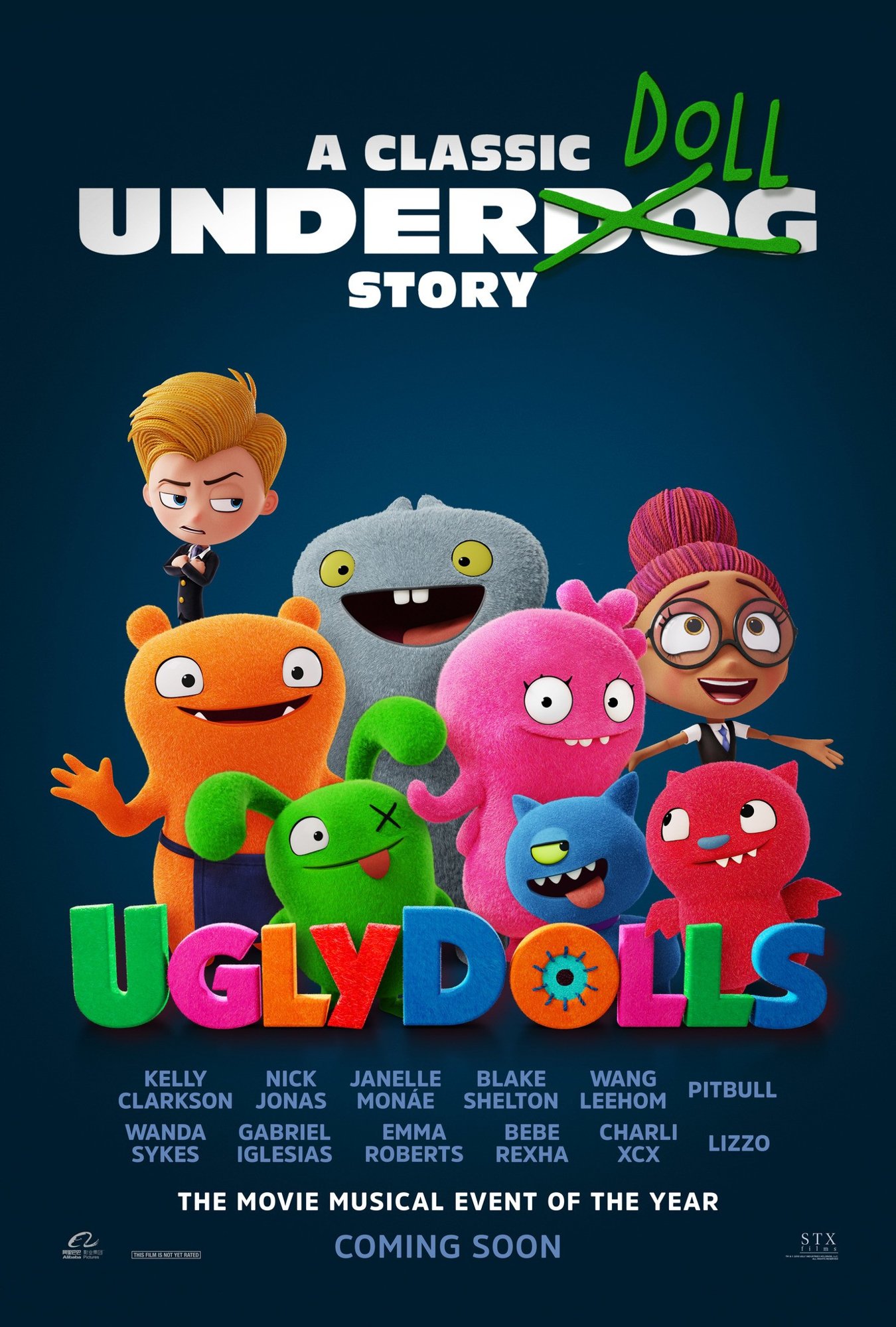 Poster of STX Entertainment's UglyDolls (2019)