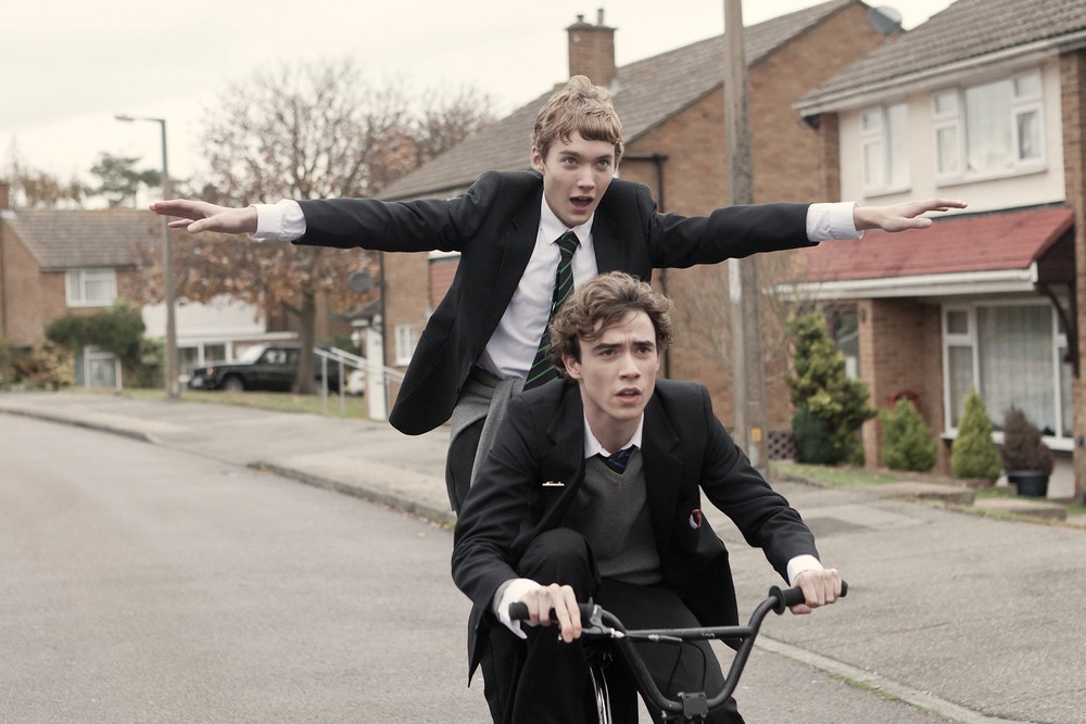 Toby Regbo stars as John and Jamie Blackley stars as Mark in Tribeca Film's uwantme2killhim? (2014)