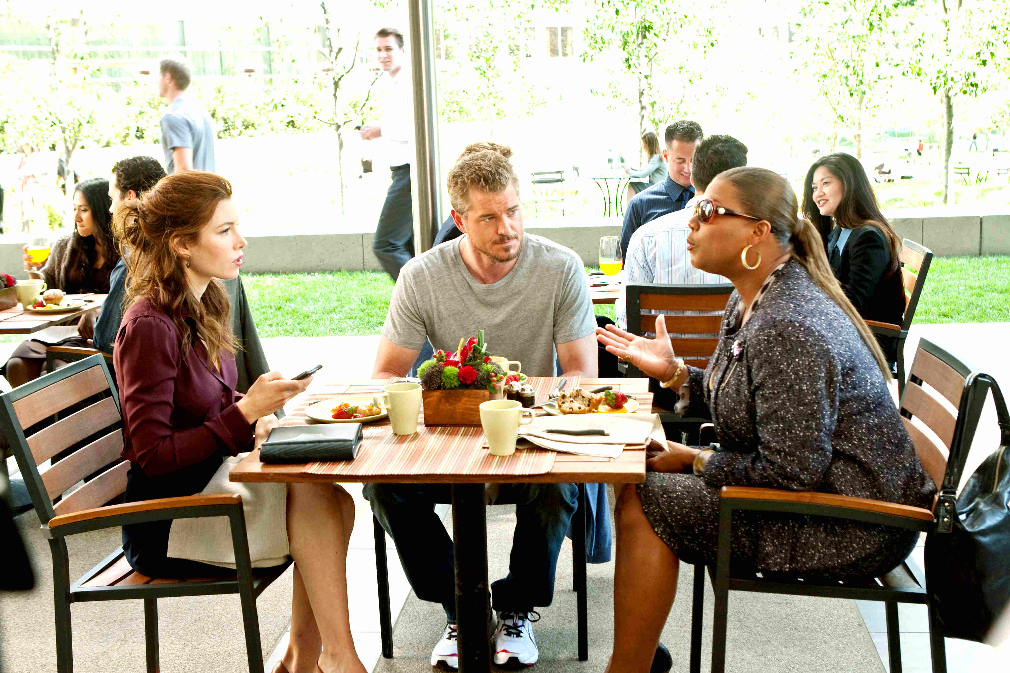 Jessica Biel, Eric Dane and Queen Latifah in New Line Cinema's Valentine's Day (2010)