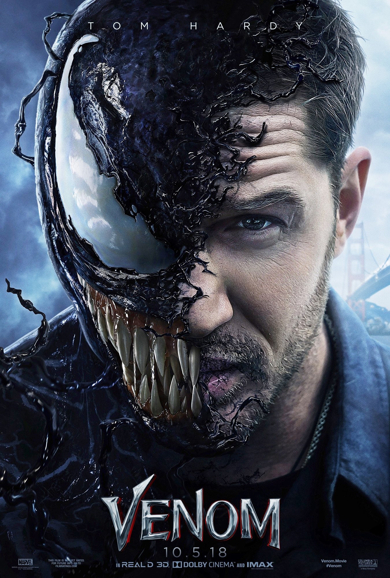 Poster of Columbia Pictures' Venom (2018)