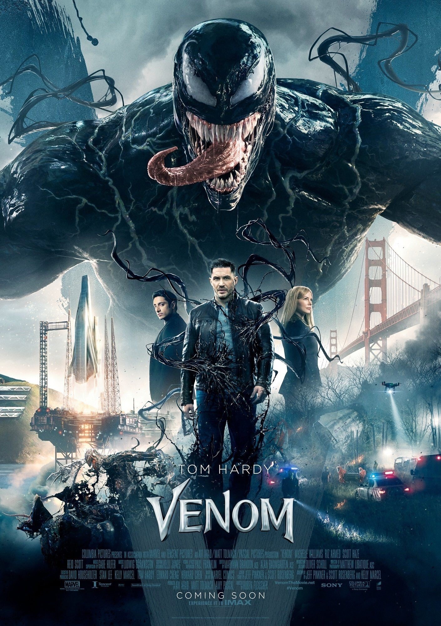 Poster of Columbia Pictures' Venom (2018)