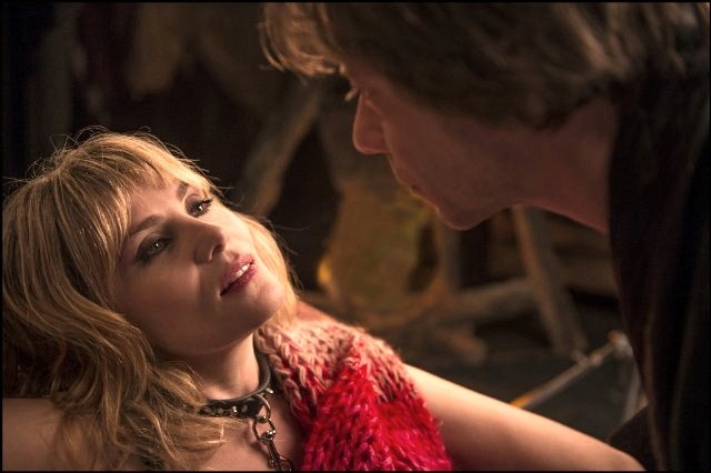 Emmanuelle Seigner stars as Vanda and Mathieu Amalric stars as Thomas in Sundance Selects' Venus in Fur (2014)