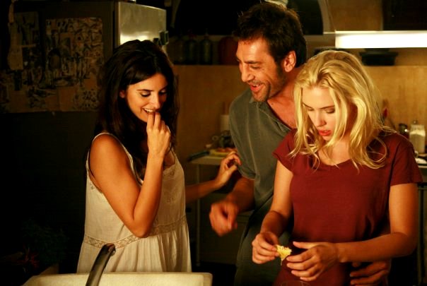 Penelope Cruz, Javier Bardem and Scarlett Johansson in The Weinstein Company's Vicky Cristina Barcelona (2008)