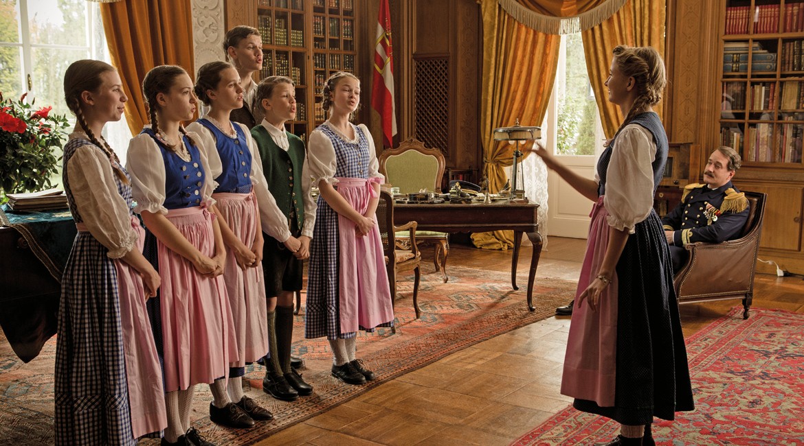 Eliza Bennett stars as Agathe von Trapp and Matthew Macfadyen stars as Georg von Trapp in Lionsgate Films' The von Trapp Family - A Life of Music (2015)