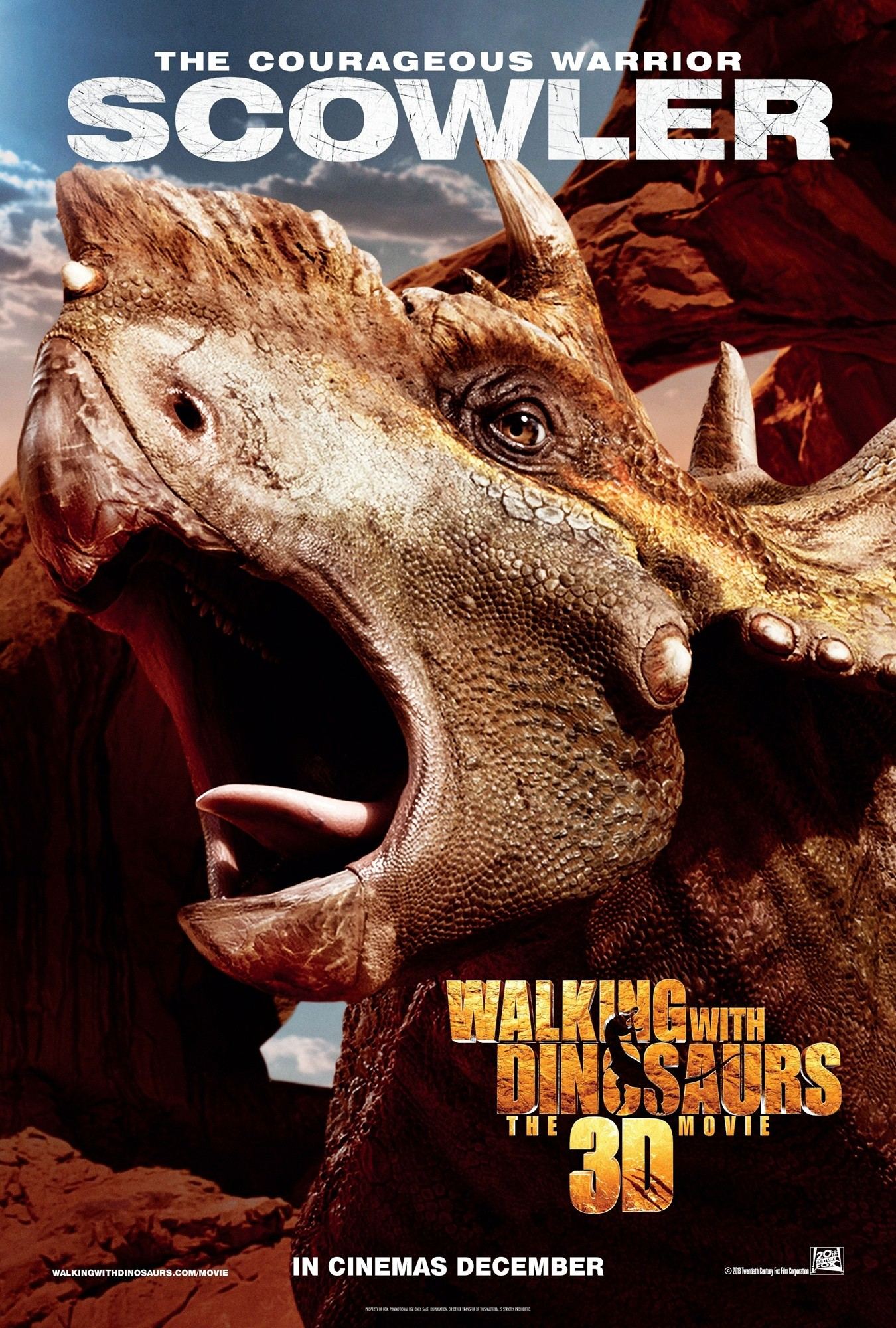 Poster of The 20th Century Fox's Walking with Dinosaurs (2013)