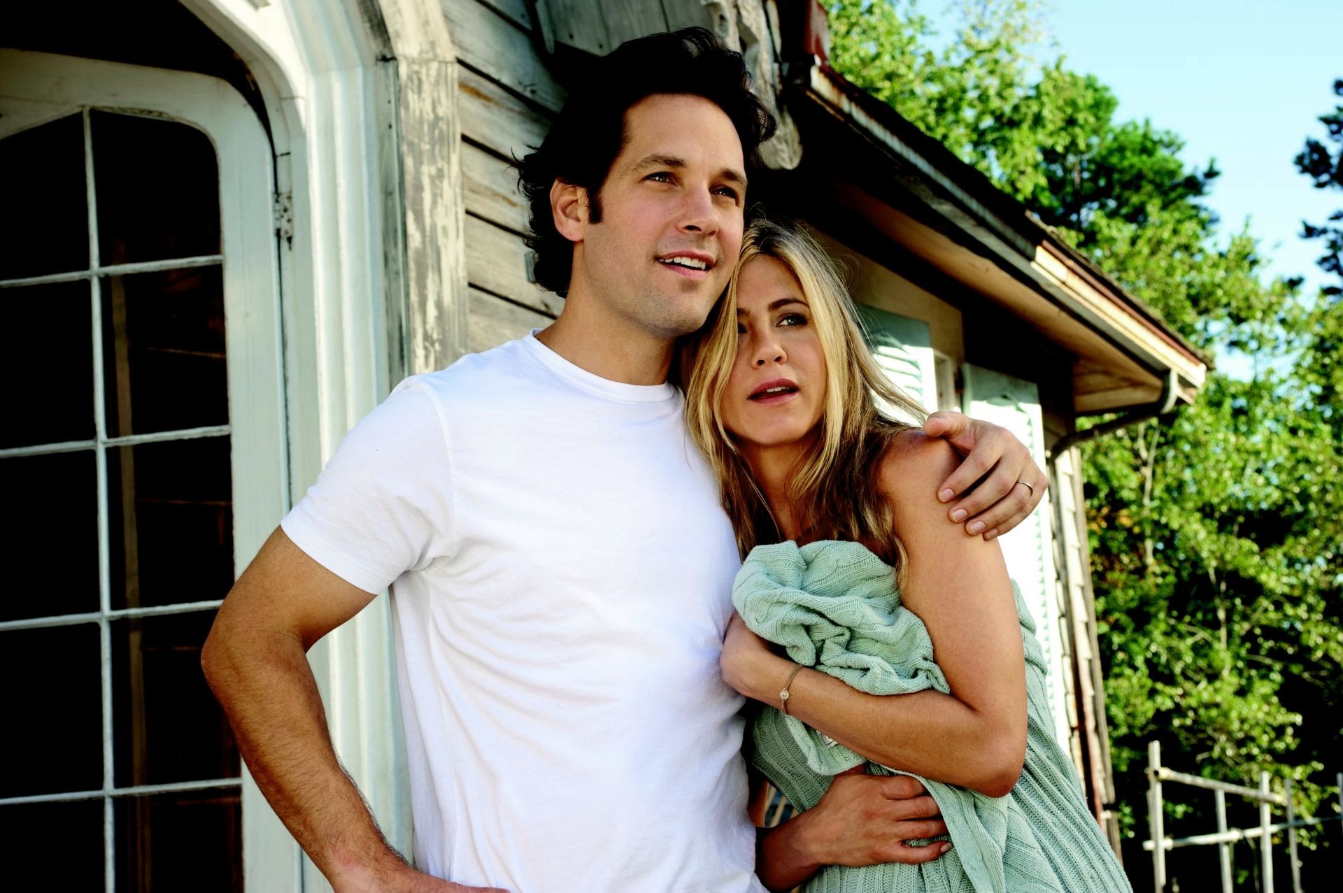 Paul Rudd stars as George and Jennifer Aniston stars as Linda in Universal Pictures' Wanderlust (2012). Photo credit by Gemma La Mana.
