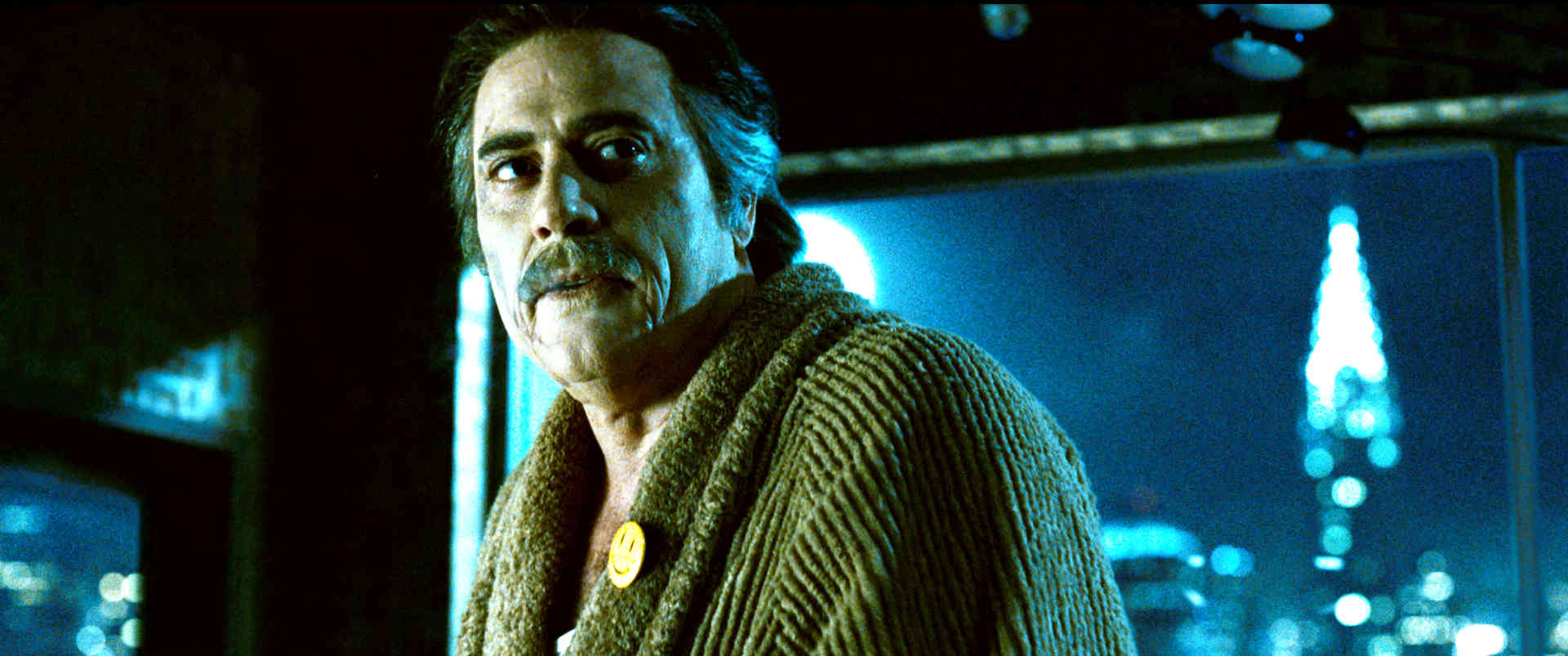 Jeffrey Dean Morgan stars as Edward Blake, aka The Comedian in Warner Bros Films' Watchmen (2009)