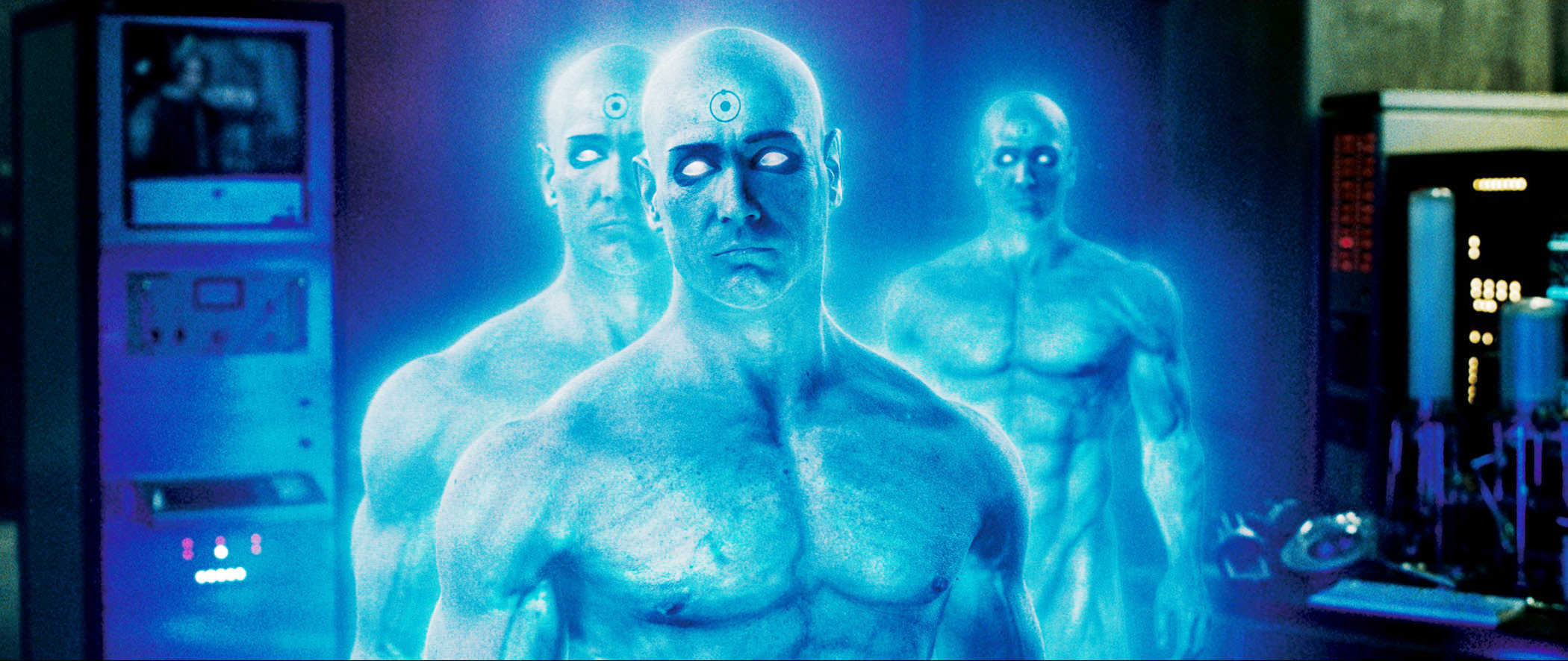 Billy Crudup stars as Jon Osterman, aka Dr. Manhattan in Warner Bros Films' Watchmen (2009)