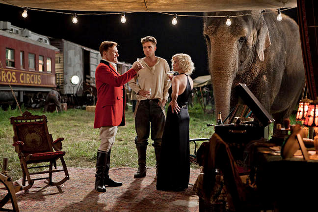 Christoph Waltz, Robert Pattinson and Reese Witherspoon in 20th Century Fox's Water for Elephants (2011)