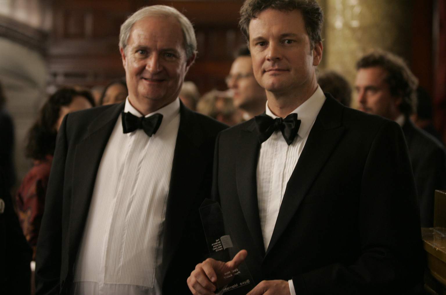 Jim Broadbent as Arthur Morrison and Colin Firth as Blake Morrison in Sony Pictures Classics' When Did You Last See Your Father? (2007).