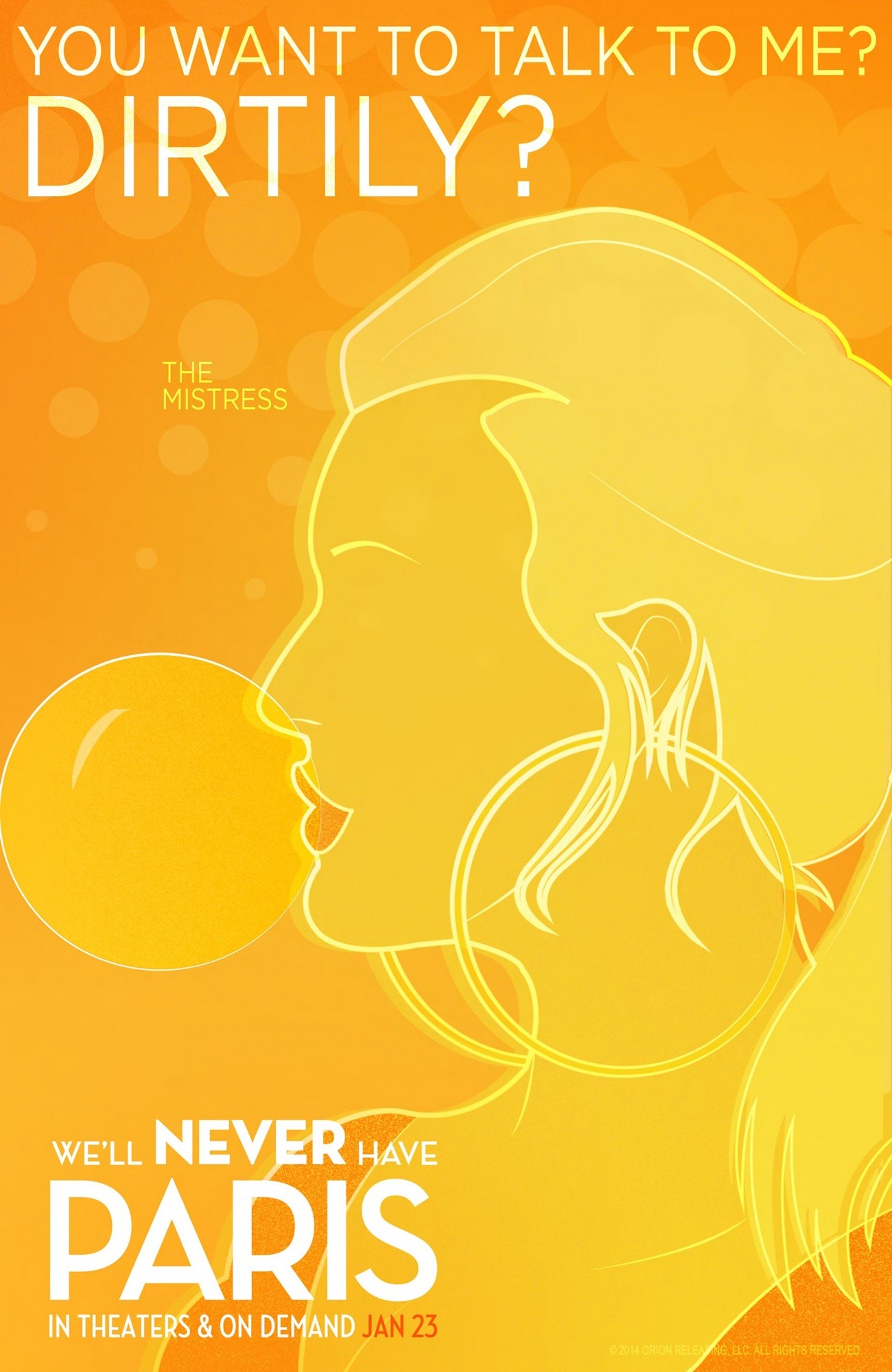 Poster of Orion Releasing's We'll Never Have Paris (2015)