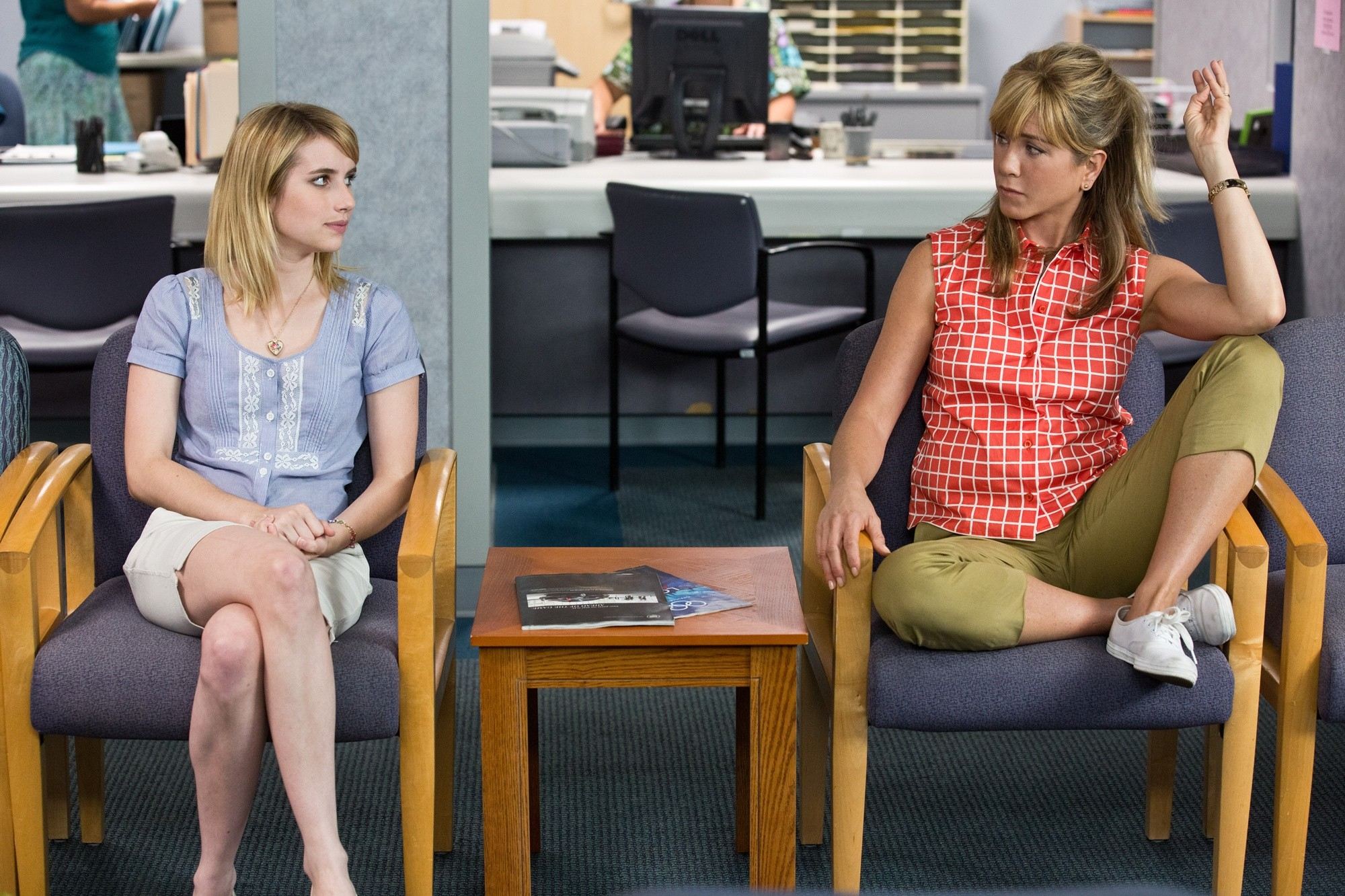 Emma Roberts stars as Casey and Jennifer Aniston stars as Rose in Warner Bros. Pictures' We're the Millers (2013)