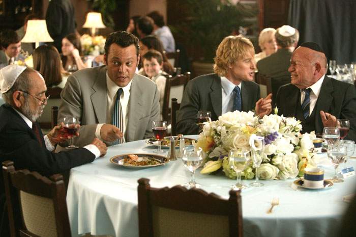 Vince Vaughn and Owen Wilson in New Line Cinema's Wedding Crashers (2005)