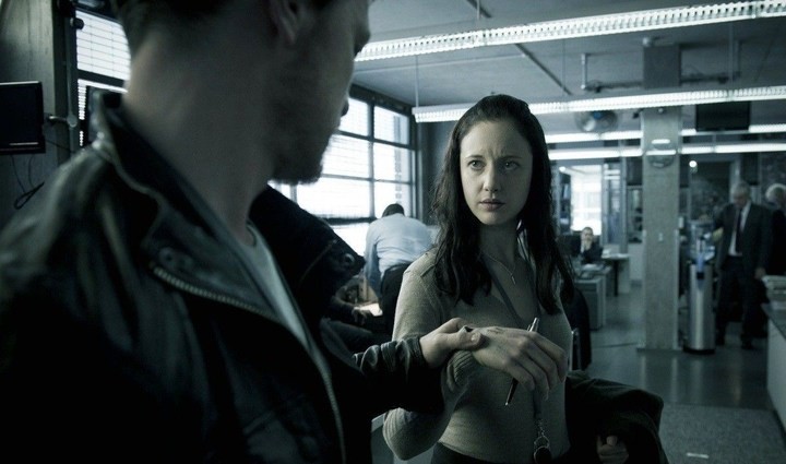 Andrea Riseborough stars as Sarah Hawks in IFC Film' Welcome to the Punch (2013)