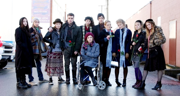 Cast of Sony Pictures' What Goes Up (2009)