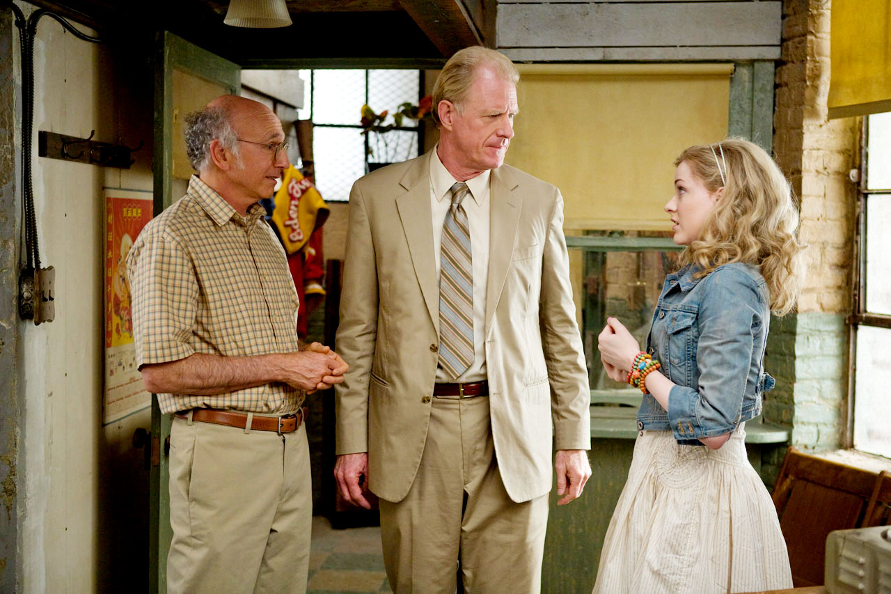 Larry David, Ed Begley Jr. and Evan Rachel Wood in Sony Pictures Classics' Whatever Works (2009). Photo credit by Jessica Miglio.