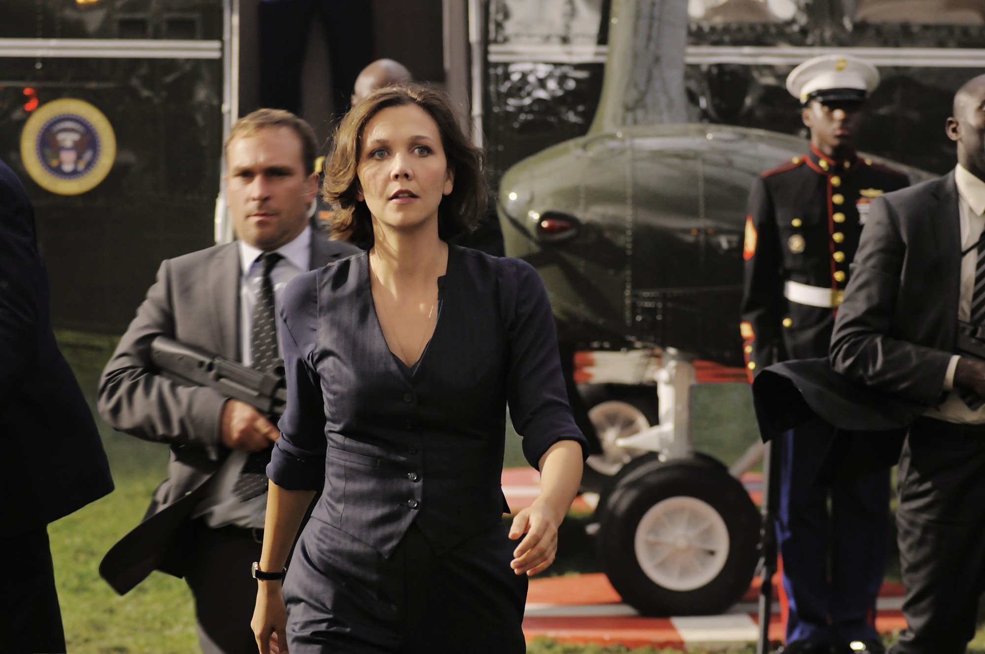 Maggie Gyllenhaal stars as Secret Service Agent in Columbia Pictures' White House Down (2013)