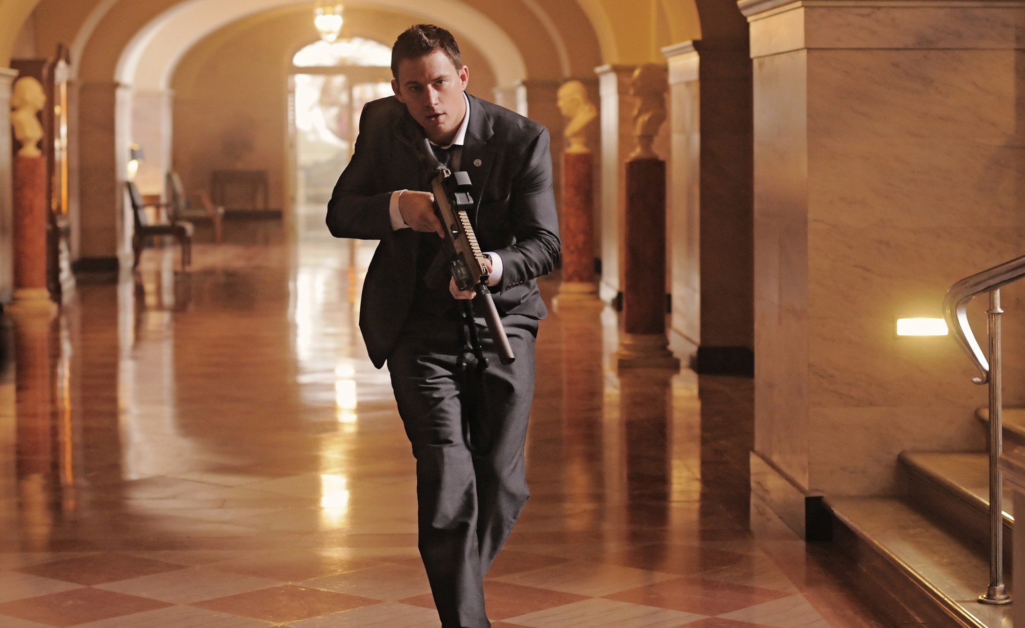 Channing Tatum stars as John Cale in Columbia Pictures' White House Down (2013)