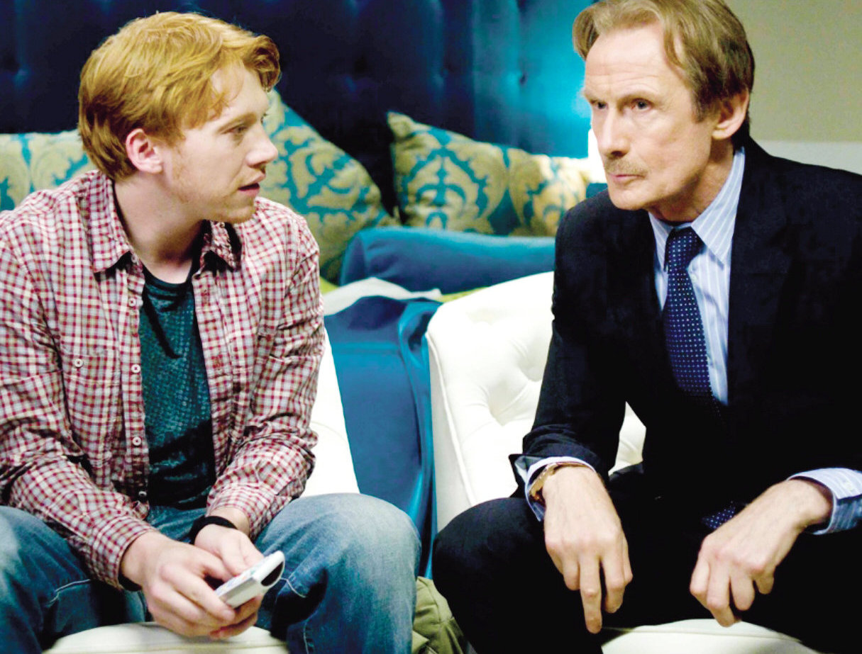 Rupert Grint stars as Tony and Bill Nighy stars as Victor Maynard in Freestyle Releasing's Wild Target (2010)