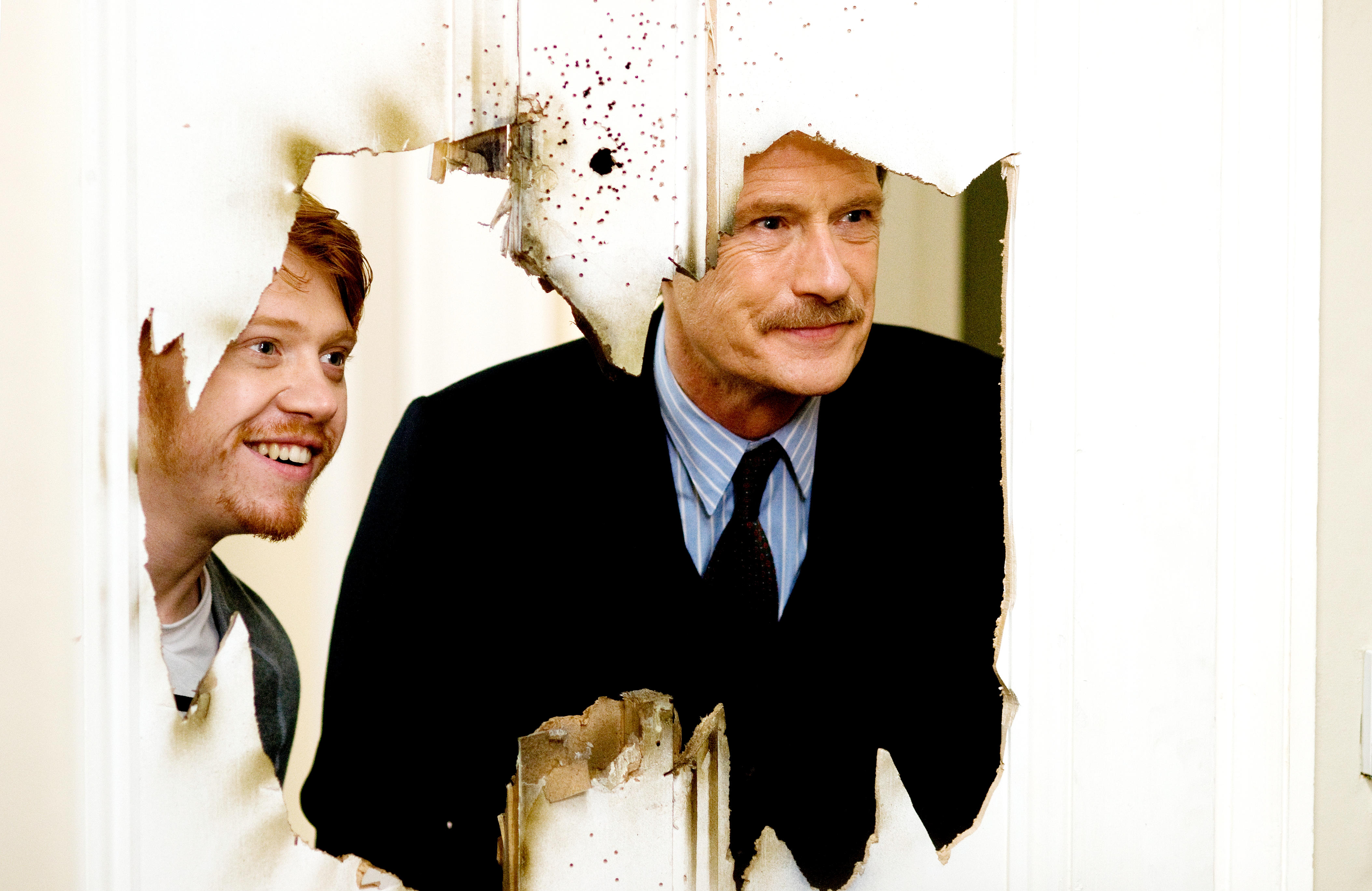 Rupert Grint stars as Tony and Bill Nighy stars as Victor Maynard in Freestyle Releasing's Wild Target (2010)