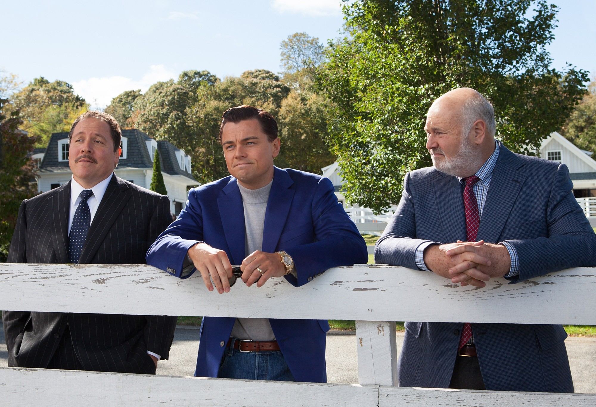 Jon Favreau, Leonardo DiCaprio and Rob Reiner in Paramount Pictures' The Wolf of Wall Street (2013)
