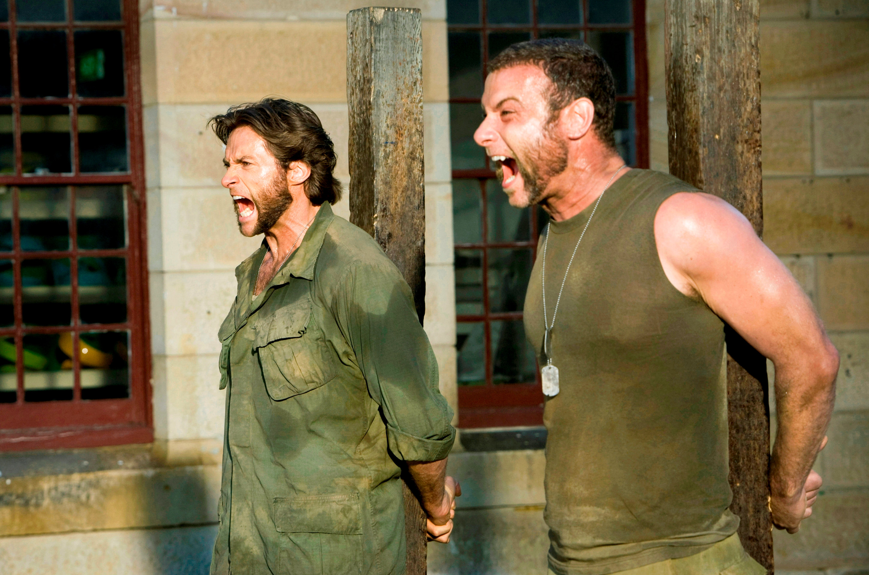 Hugh Jackman stars as Logan/Wolverine and Liev Schreiber stars as Victor Creed/Sabretooth in The 20th Century Fox Pictures' X-Men Origins: Wolverine (2009)