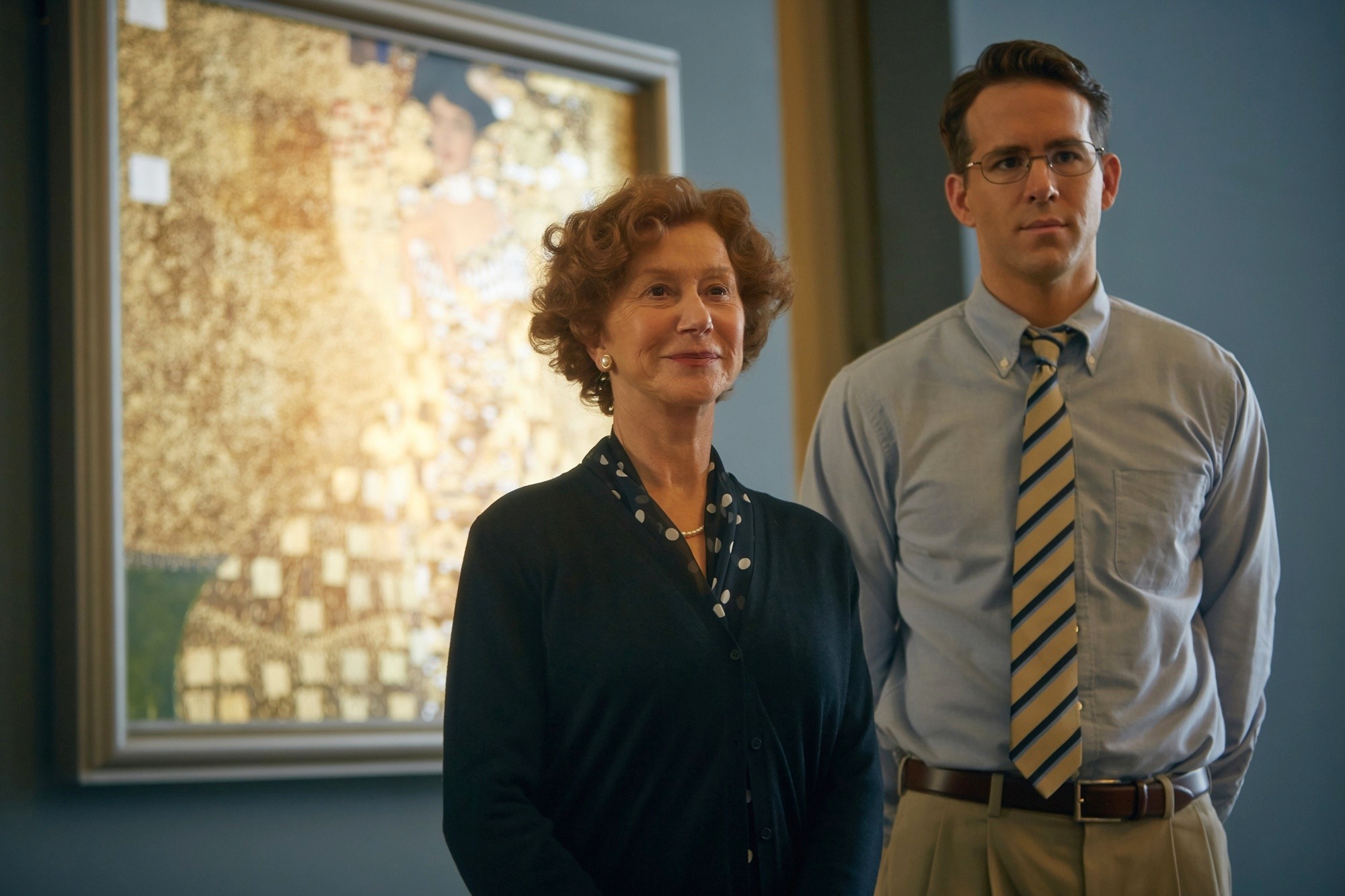 Helen Mirren stars as Maria Altmann and Ryan Reynolds stars as Randol Schoenberg in The Weinstein Company's Woman in Gold (2015)